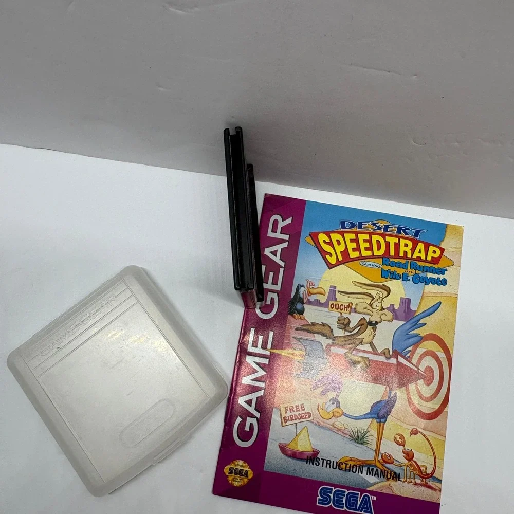 Video Game Sega Game Gear Desert Speedtrap Looney Tunes